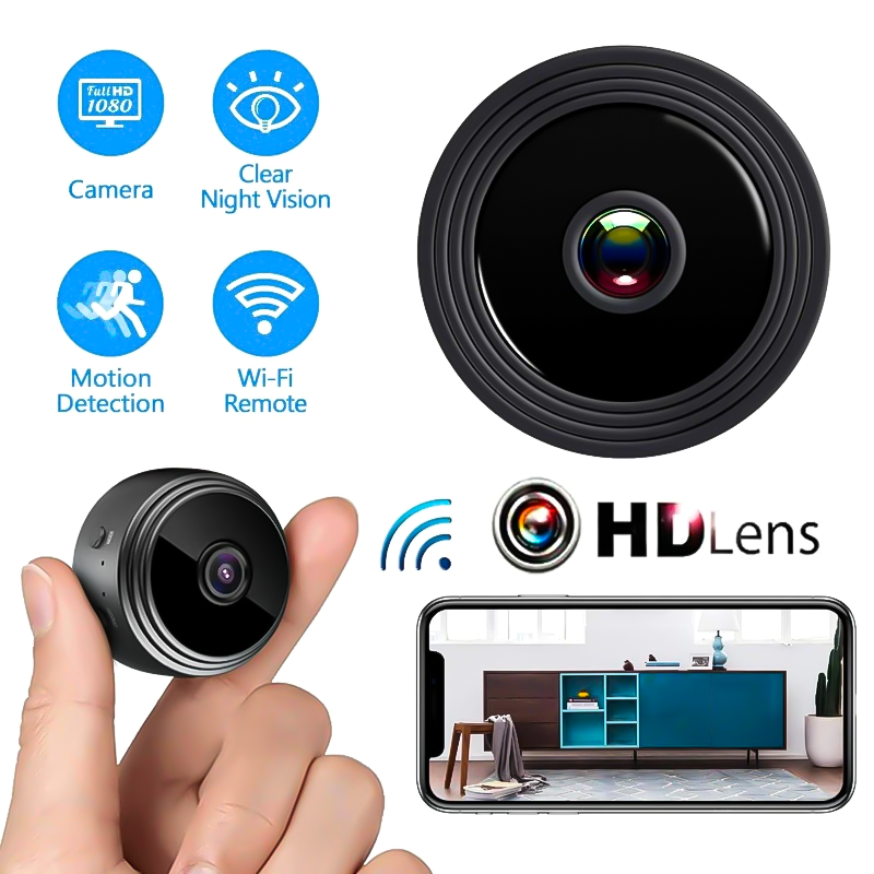 A9 Mini WiFi Camera – Wireless HD Smart Security Camera | Night Vision & Motion Detection