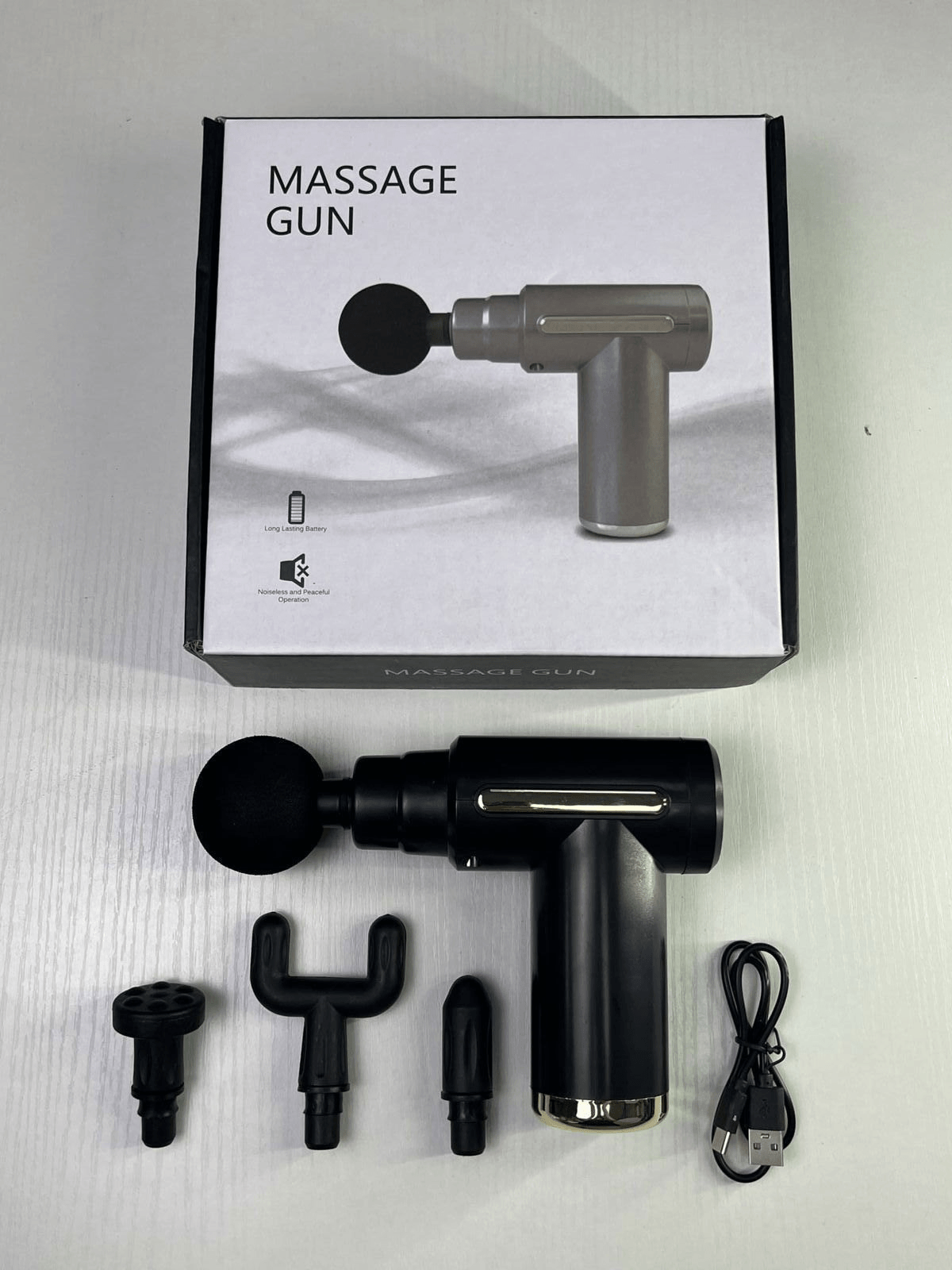 Mini Deep Tissue Massage Gun – Portable Muscle Recovery, Pain Relief & 4-Speed Percussion Massager