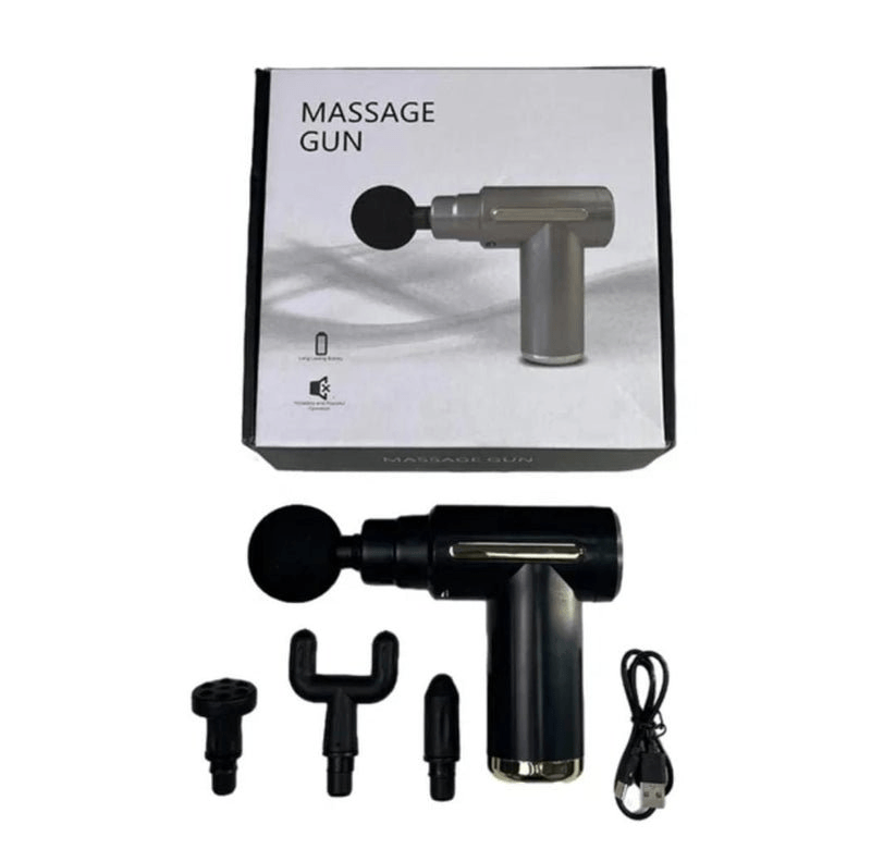 Mini Deep Tissue Massage Gun – Portable Muscle Recovery, Pain Relief & 4-Speed Percussion Massager