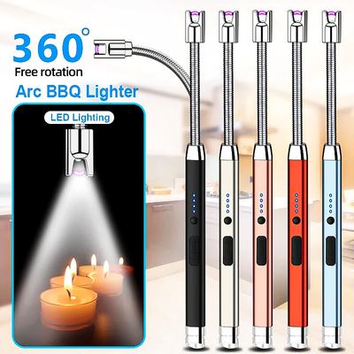 Rechargeable Electric Arc Lighter – Windproof USB Pulse Ignition for Kitchen, Candle & BBQ