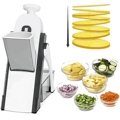 Multi-Functional Vegetable Cutter & Slicer – Quick Chopper for Kitchen | French Fries & Salad Maker