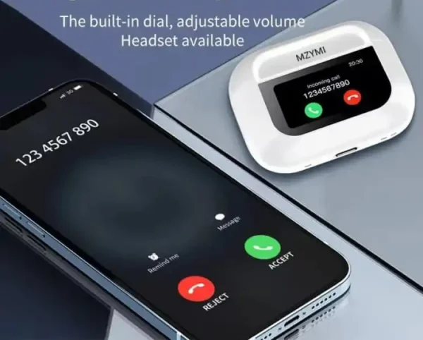 A9 Pro AirPods ANC, TWC, BT 5.4 & Extended Battery Life - Latest Screen AirPods