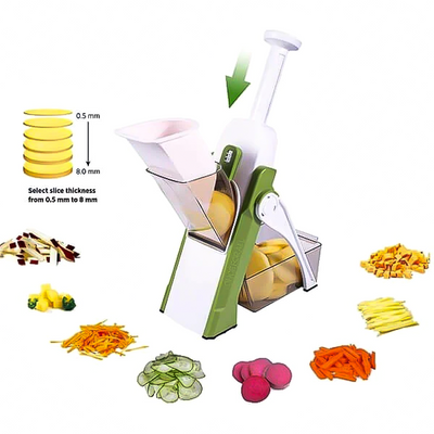 Multi-Functional Vegetable Cutter & Slicer – Quick Chopper for Kitchen | French Fries & Salad Maker