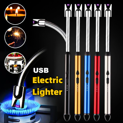 Rechargeable Electric Arc Lighter – Windproof USB Pulse Ignition for Kitchen, Candle & BBQ