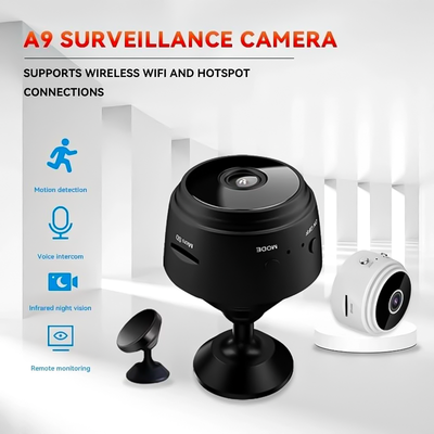 A9 Mini WiFi Camera – Wireless HD Smart Security Camera | Night Vision & Motion Detection