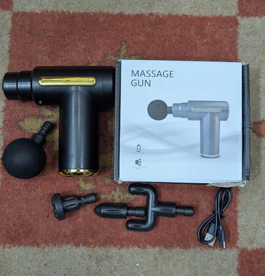 Mini Deep Tissue Massage Gun – Portable Muscle Recovery, Pain Relief & 4-Speed Percussion Massager